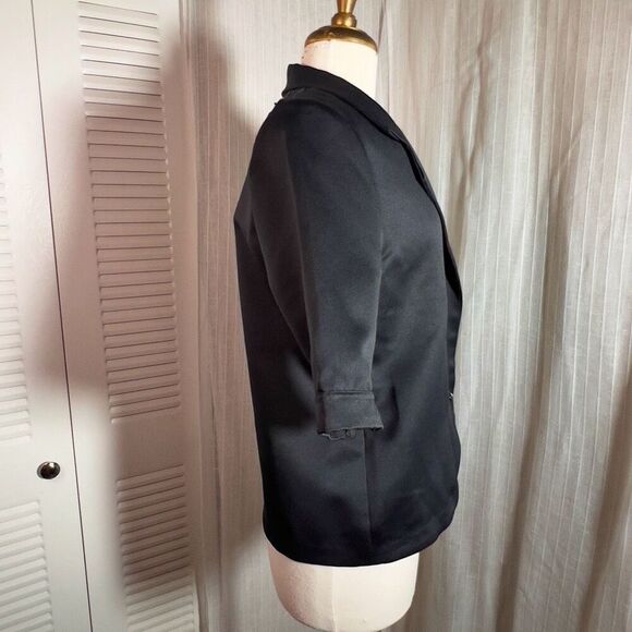 Vintage | Women’s | Jackets | L | Embroidered Beaded Black Blazer Jacket - Picture 3 of 7